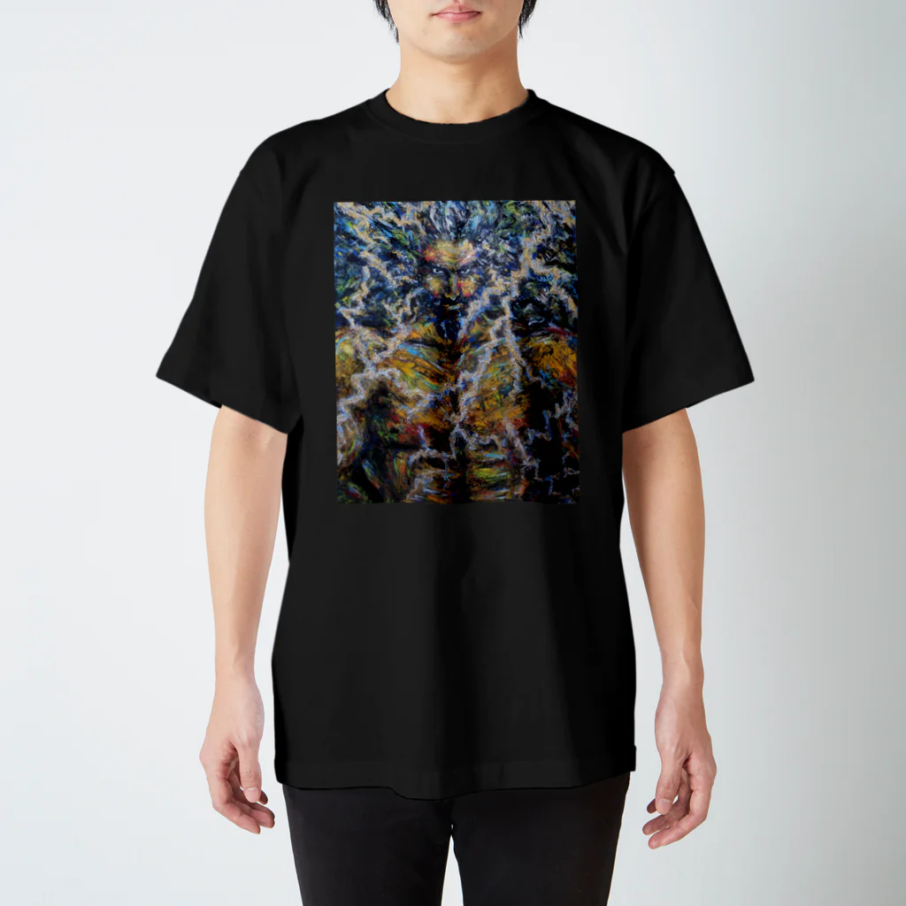 artistic_lifeの雷鳴神②表のみ スタンダードTシャツ