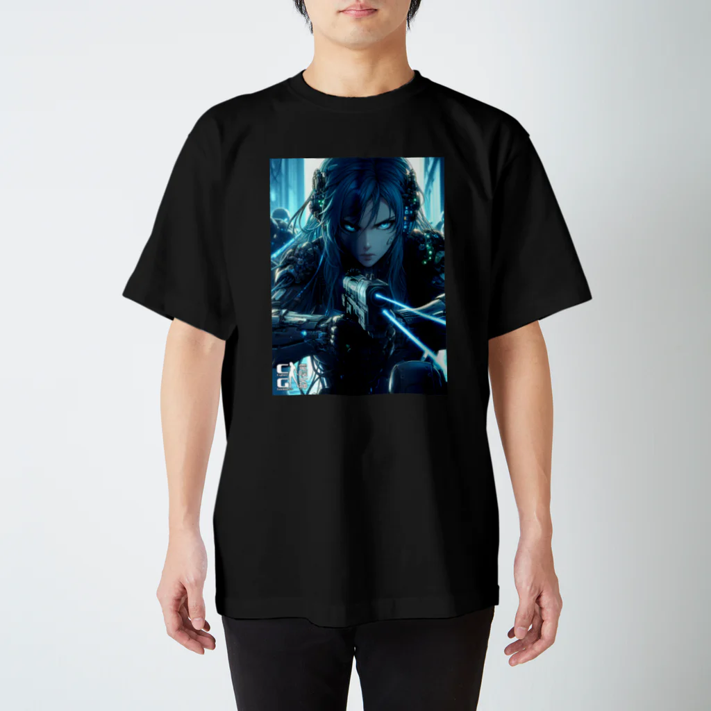 電脳女神 CyberGoddessの帝国軍 突撃特化装甲旅団 隊長「シルヴィア」 Regular Fit T-Shirt