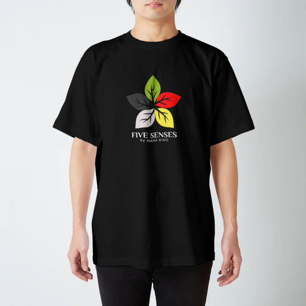 リモデザインスタジオのFIVE SENSES ロゴ｜FIVE SENSES by MANA KINO Regular Fit T-Shirt