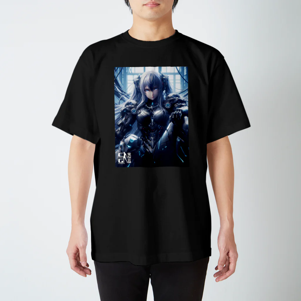 電脳女神 CyberGoddessの帝国軍 電脳戦姫「リリーシャ」 スタンダードTシャツ