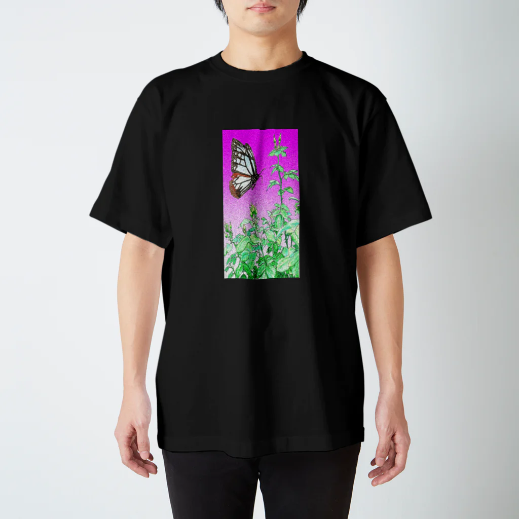 ショウガTの蕾と蝶 Regular Fit T-Shirt