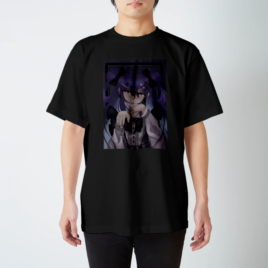 おもち。もちふわの地雷系少女 スタンダードTシャツ