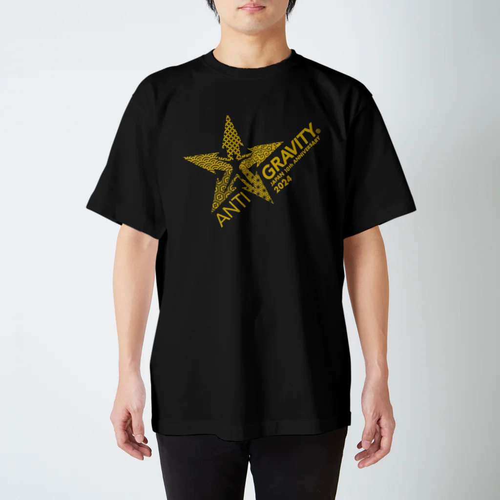 AntiGravity®JAPANのAGJ10周年記念 特別ロゴT（黒） スタンダードTシャツ