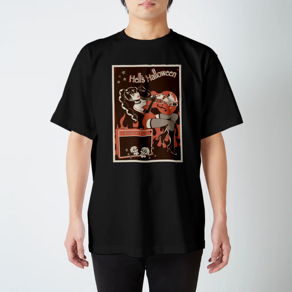 take-Chiyoの地獄のギターヒロイン Regular Fit T-Shirt