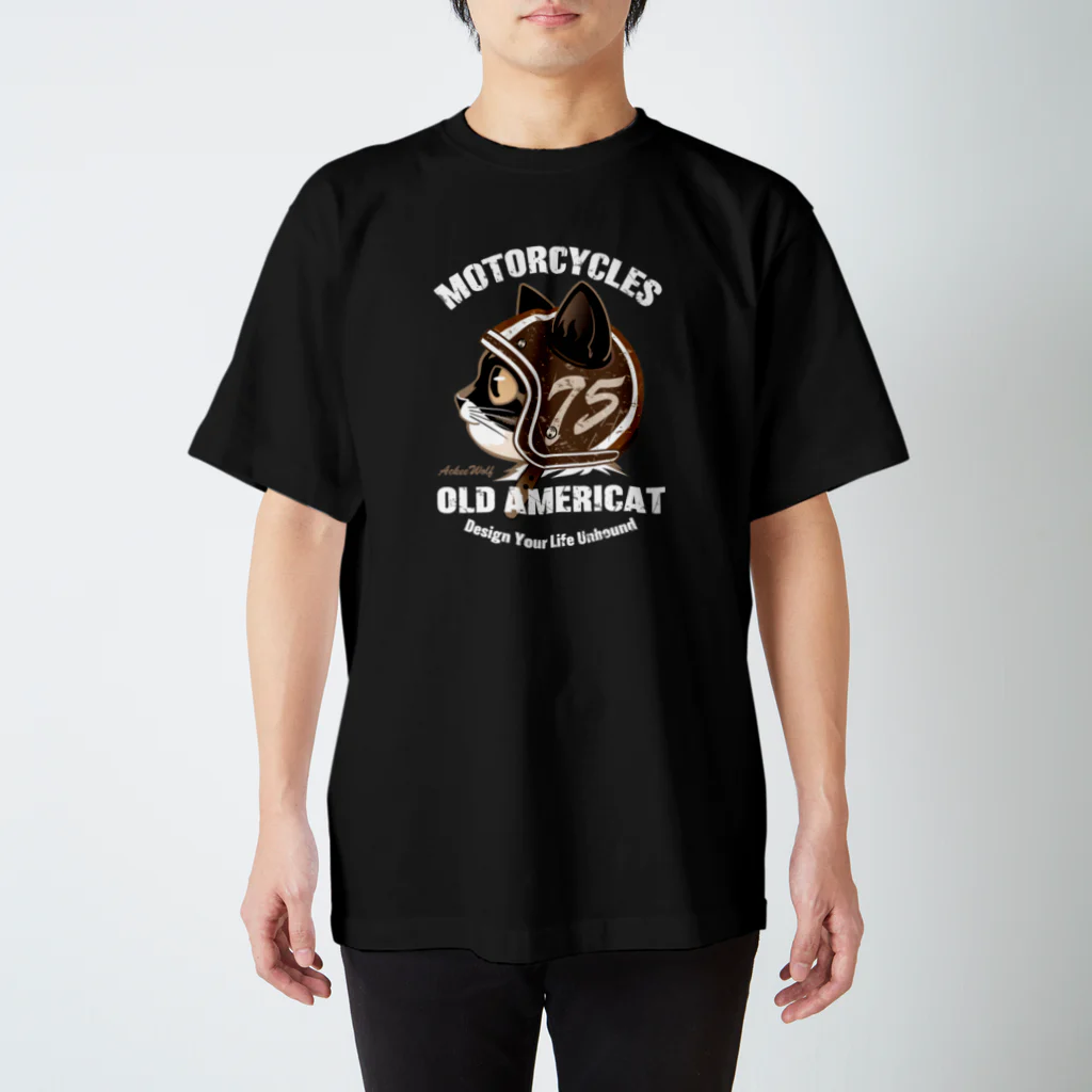 AckeeWolf Art ShopのOLD AMERICAT スタンダードTシャツ