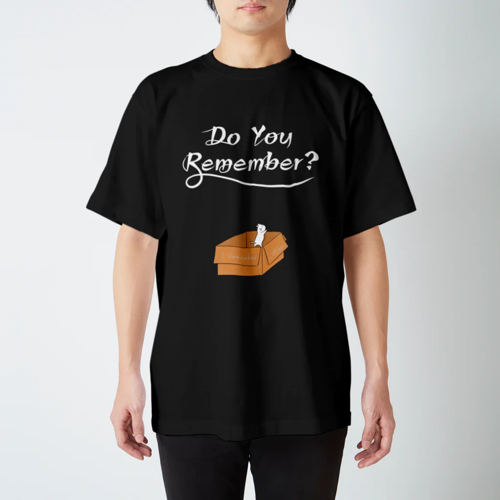 しろながすとさくらの【両面】Do you remember ?(＆君がために。)フォント白ver.) スタンダードTシャツ