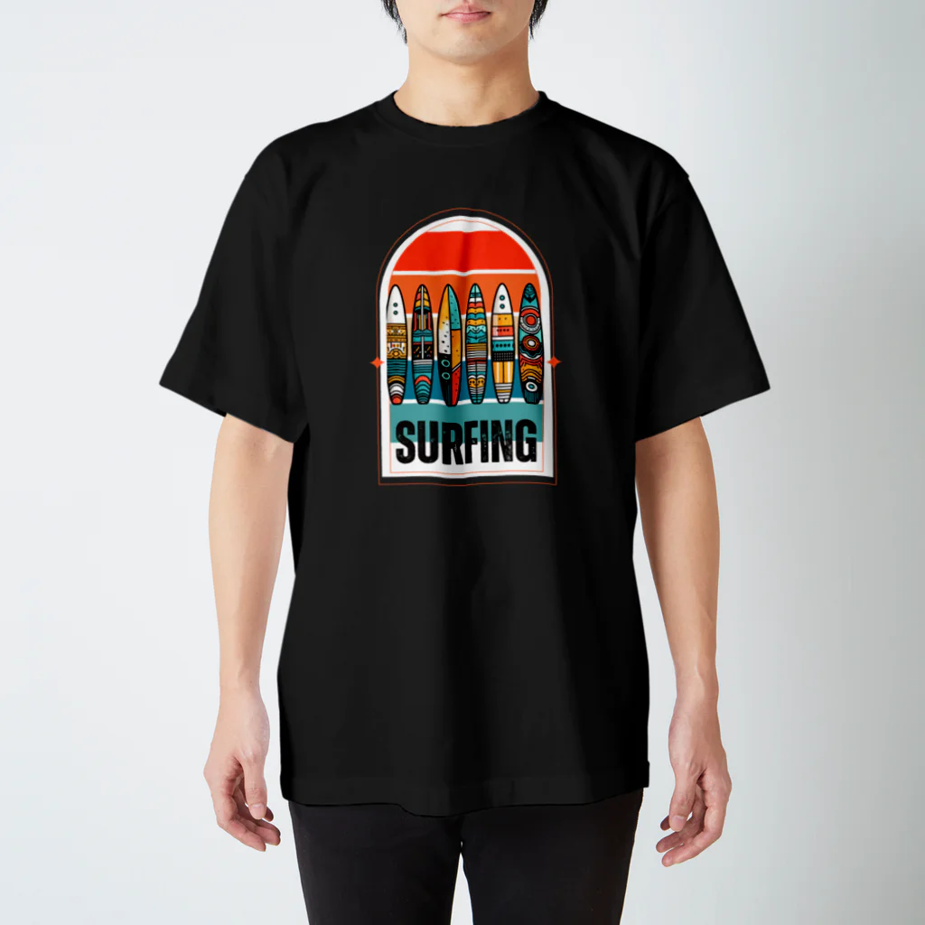 奏桃服店のWave Riders スタンダードTシャツ