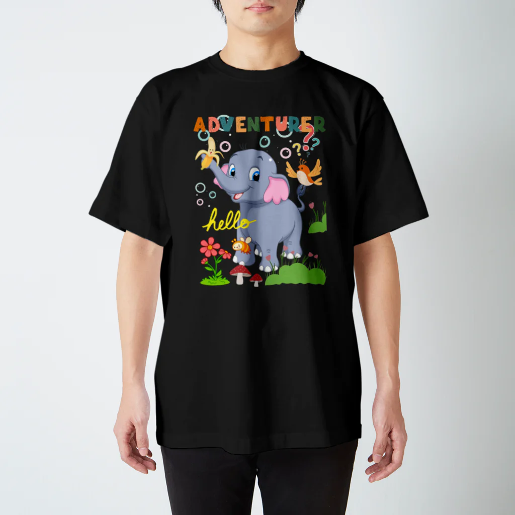 kanoh_artのアドベンチャー・ダンボ スタンダードTシャツ