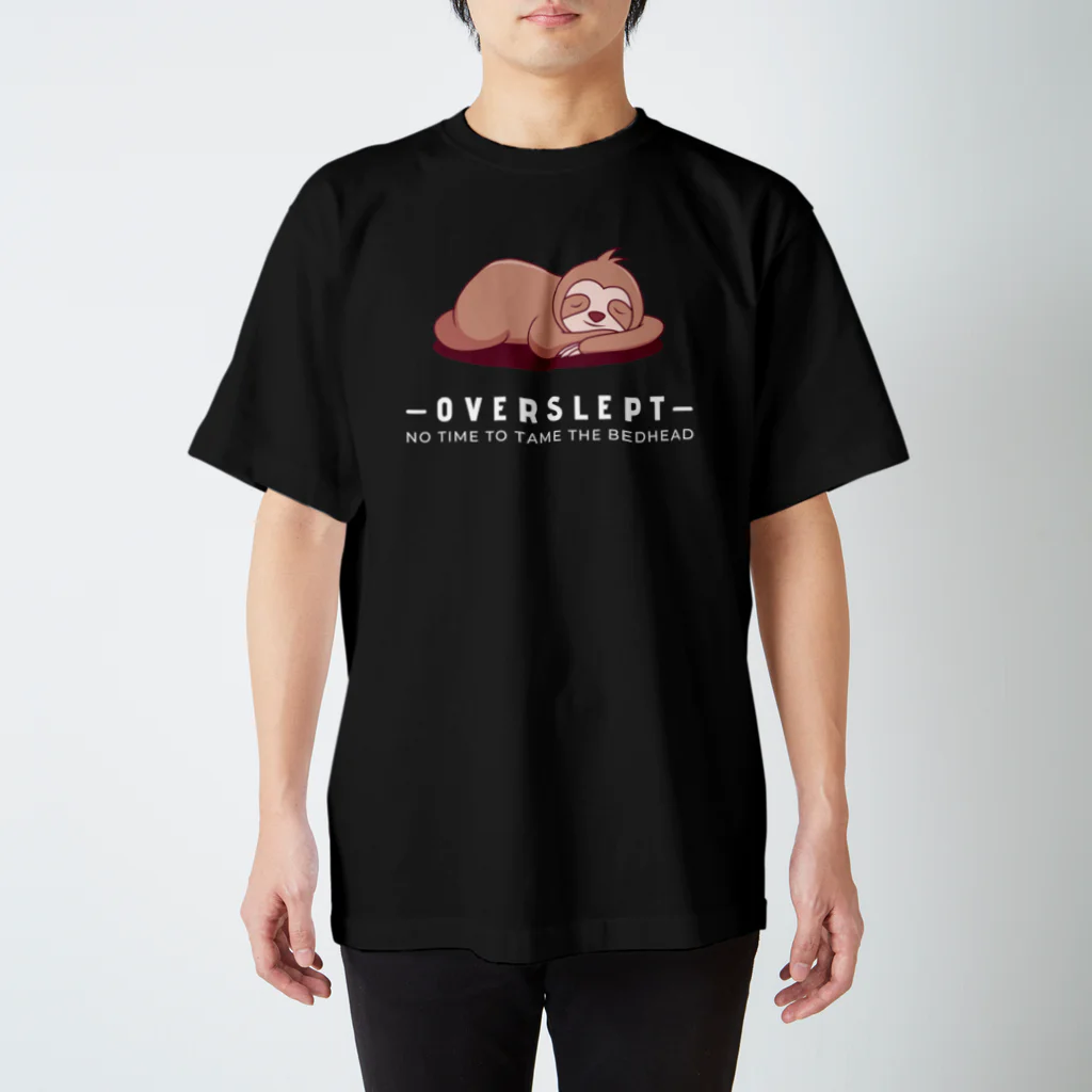 chataro123のOverslept: No Time to Tame the Bedhead スタンダードTシャツ