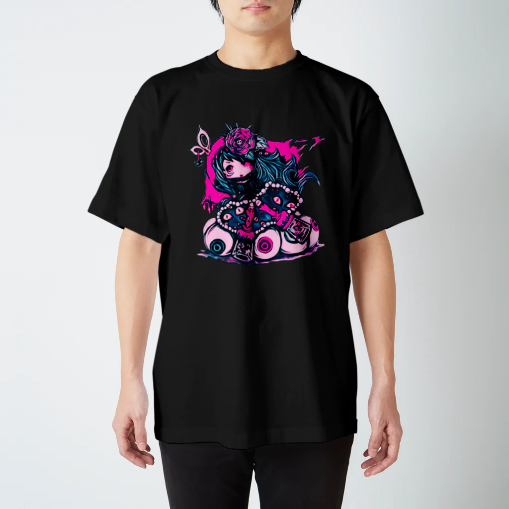 Bitter Sweet Devil's のシザー×ﾋﾟﾝｸ Regular Fit T-Shirt