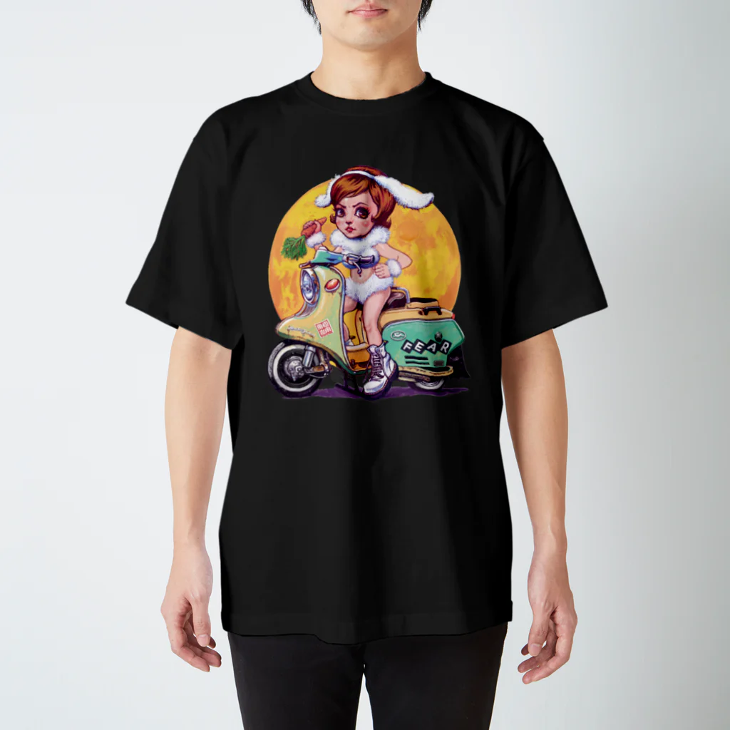 FAR EAST ALL RIDERSのFEAR_Luna-Lapin スタンダードTシャツ