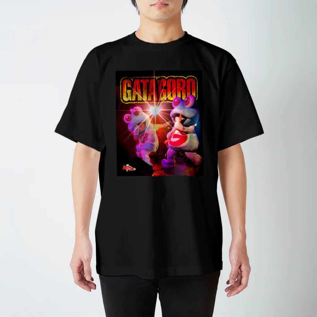 有明ガタァ商会のガタゴロウROCK スタンダードTシャツ