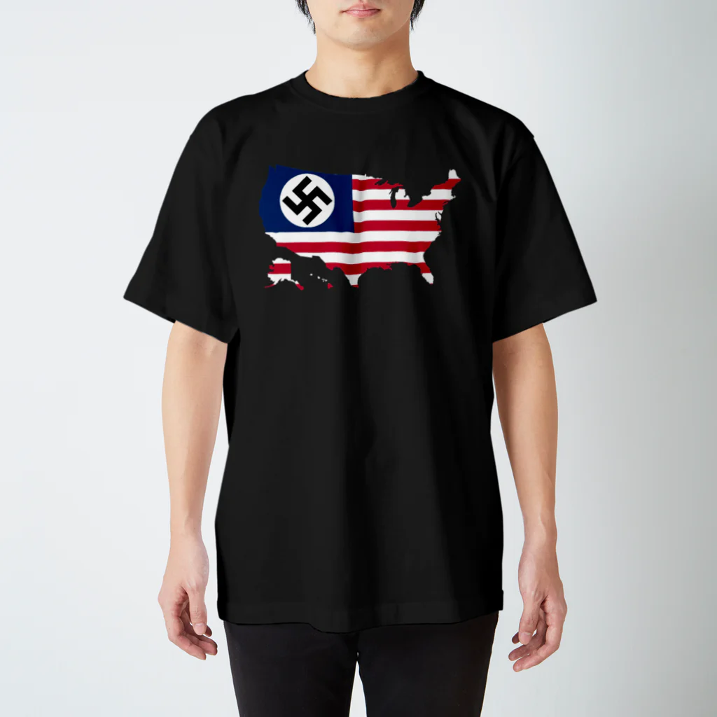 ヨシアスss武装親衛隊大将(ナチ党員幹部)のアメリカ国旗 Regular Fit T-Shirt