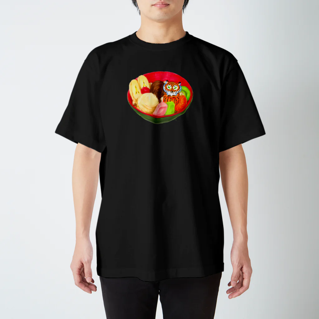 segasworksのクリームあんみつとトラちゃん Regular Fit T-Shirt