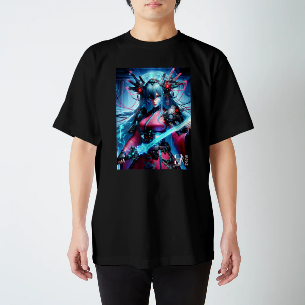 電脳女神 CyberGoddessのアークトゥルス星系王朝 第壱軍将軍「マルガレータ」SF サイバーパンク Regular Fit T-Shirt