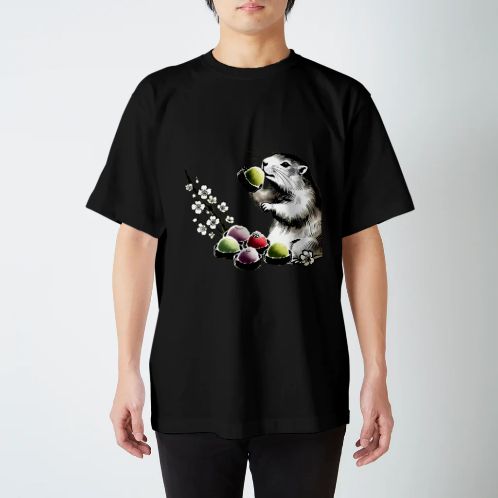 ryujiの和菓子とマーモット2 Regular Fit T-Shirt