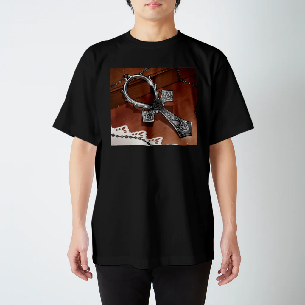 Gothestのゴスカード：アンククロス / Goth Card: Ankh スタンダードTシャツ