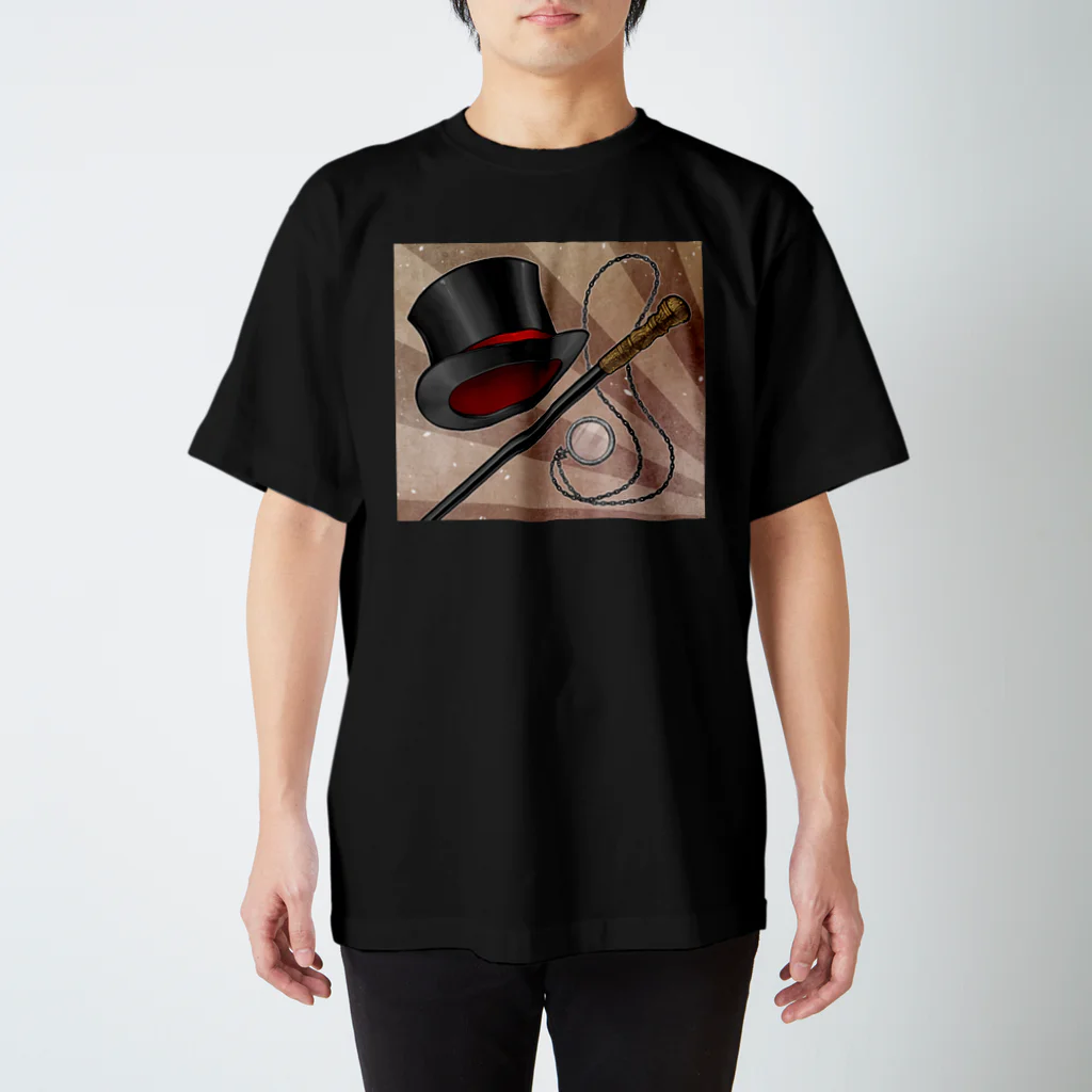 Gothestのゴスカード：おしゃれな男の小物 / Goth Card: Fancy Man Gear Regular Fit T-Shirt