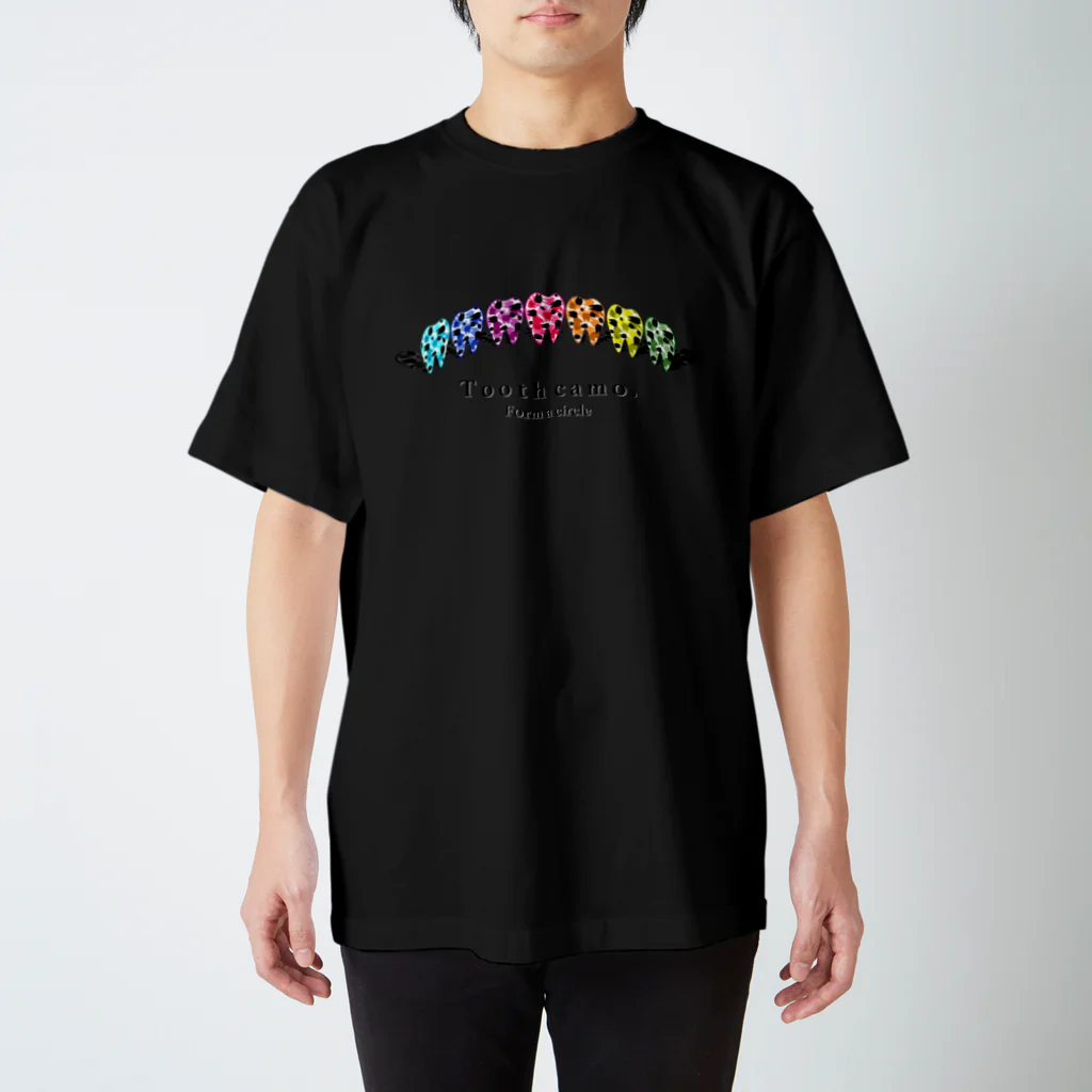 KAAK studioのTooth円陣 スタンダードTシャツ