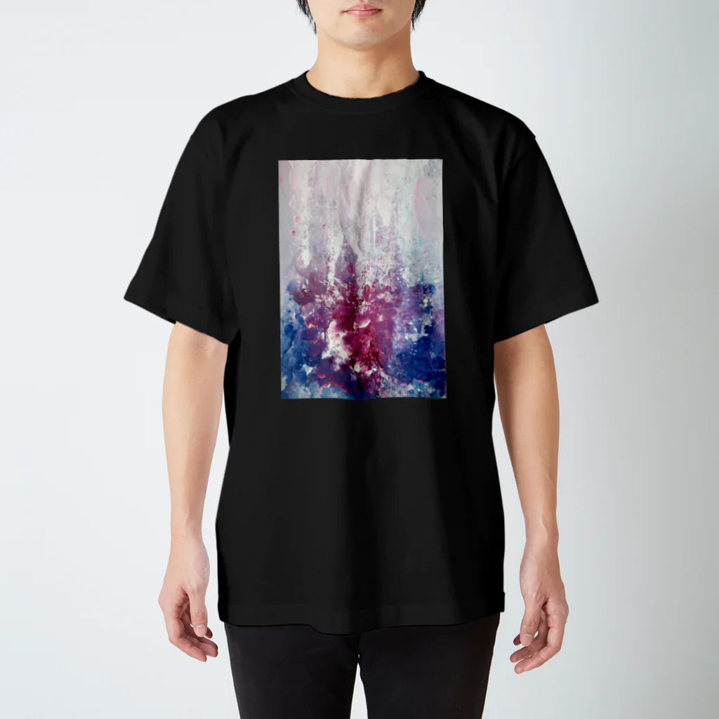 空歩く人々の燃える森 スタンダードTシャツ