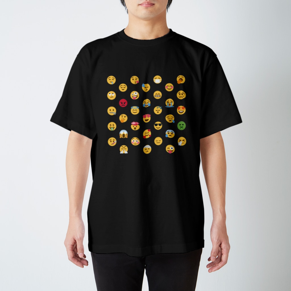 絵文字 顔文字フレンズ Emojitokyoのスタンダードtシャツ通販 Suzuri スズリ