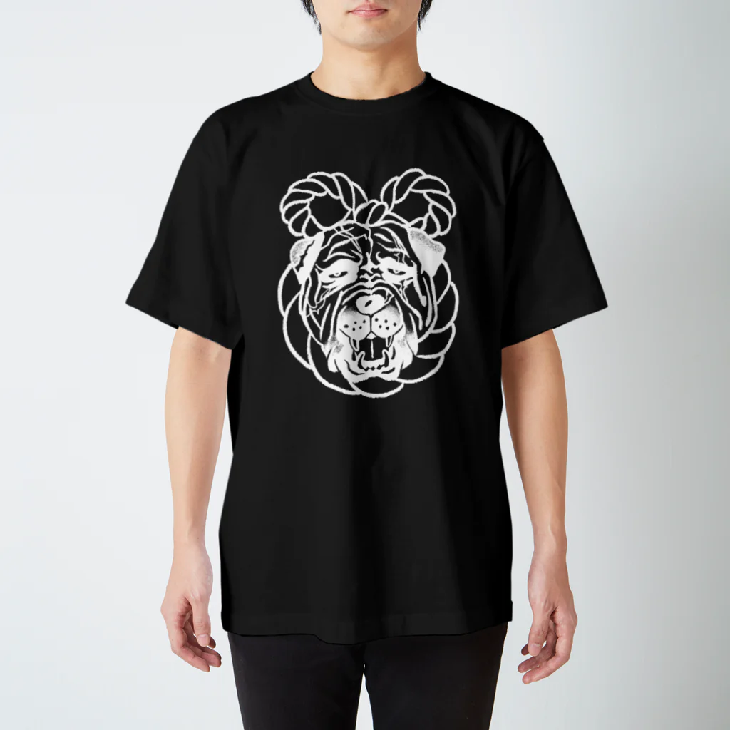 メイドイン極楽スズリ店の土佐犬 Regular Fit T-Shirt