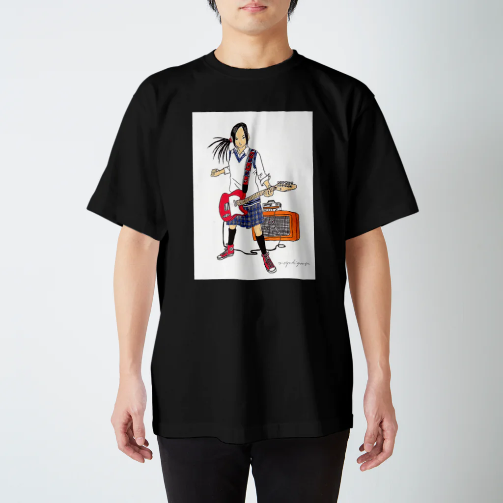 yosuke I love youのGUITER GIRL スタンダードTシャツ