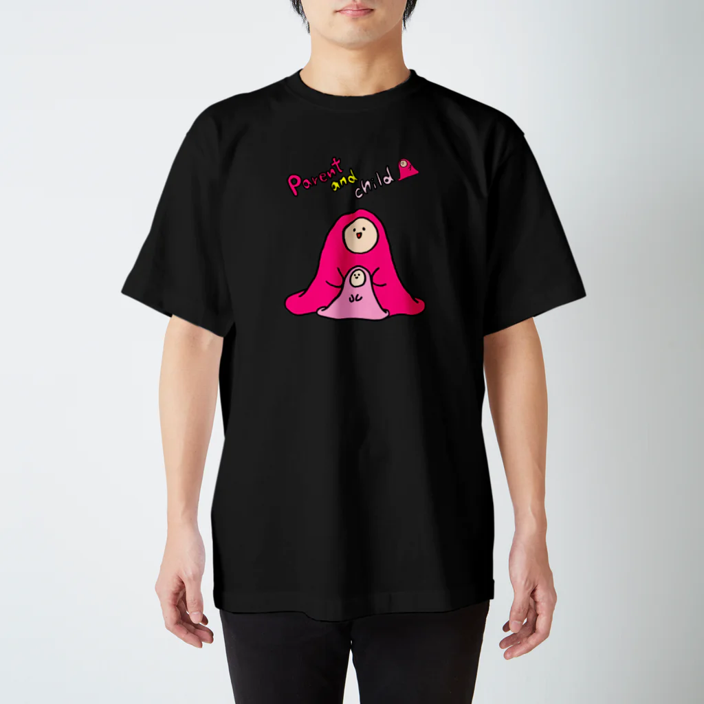 フトンナメクジのオヤコナメクジ - Parent and Child スタンダードTシャツ