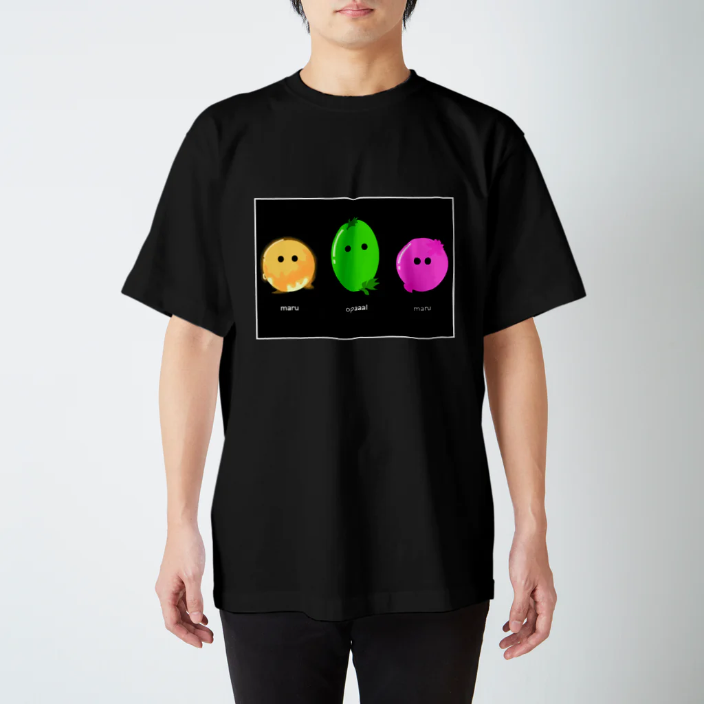 onomatopeのまるおぱーるまる スタンダードTシャツ