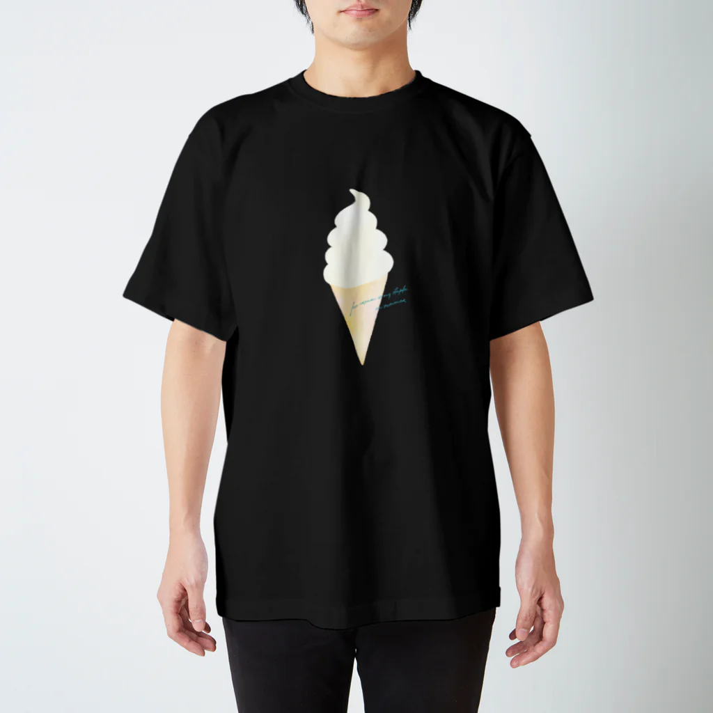 りりぃのアイスがごはん（ソフトクリーム） Regular Fit T-Shirt