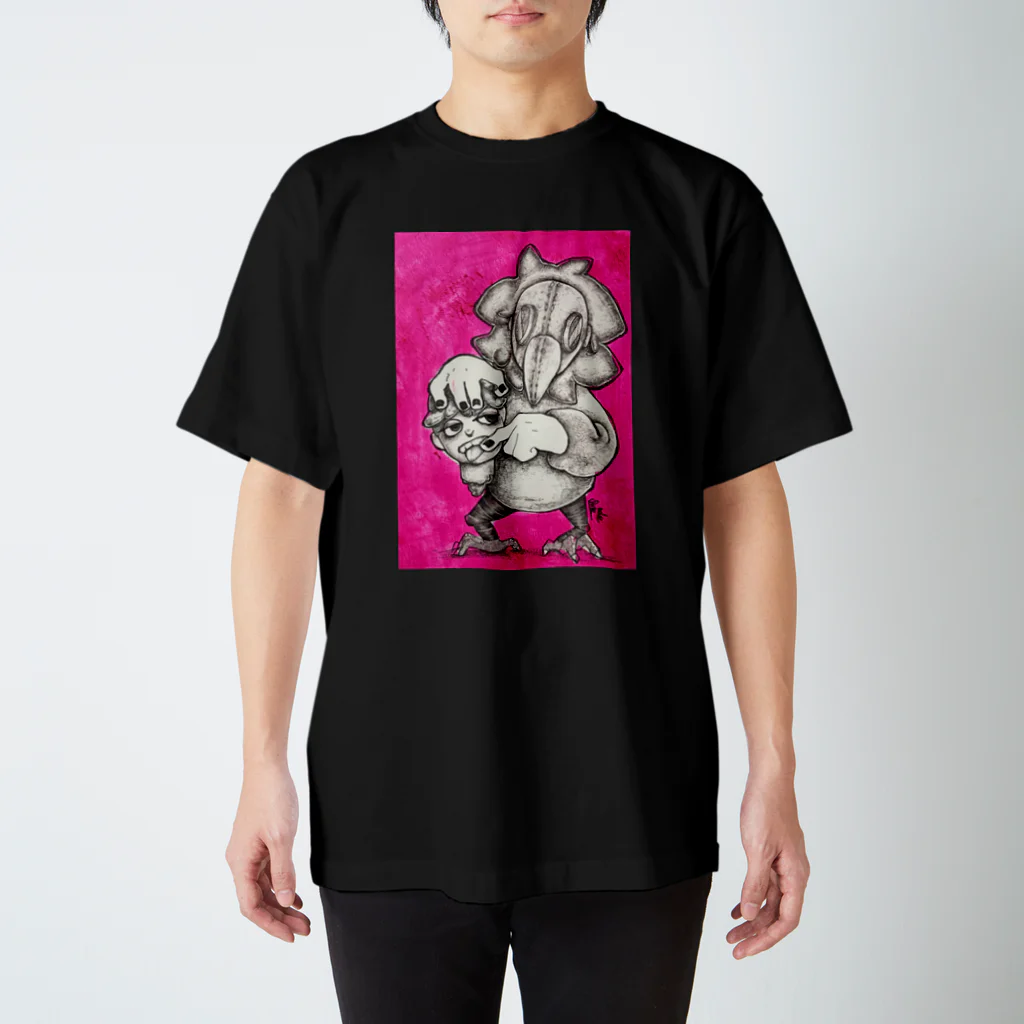 あべ すていぬ。の夜の友達 スタンダードTシャツ