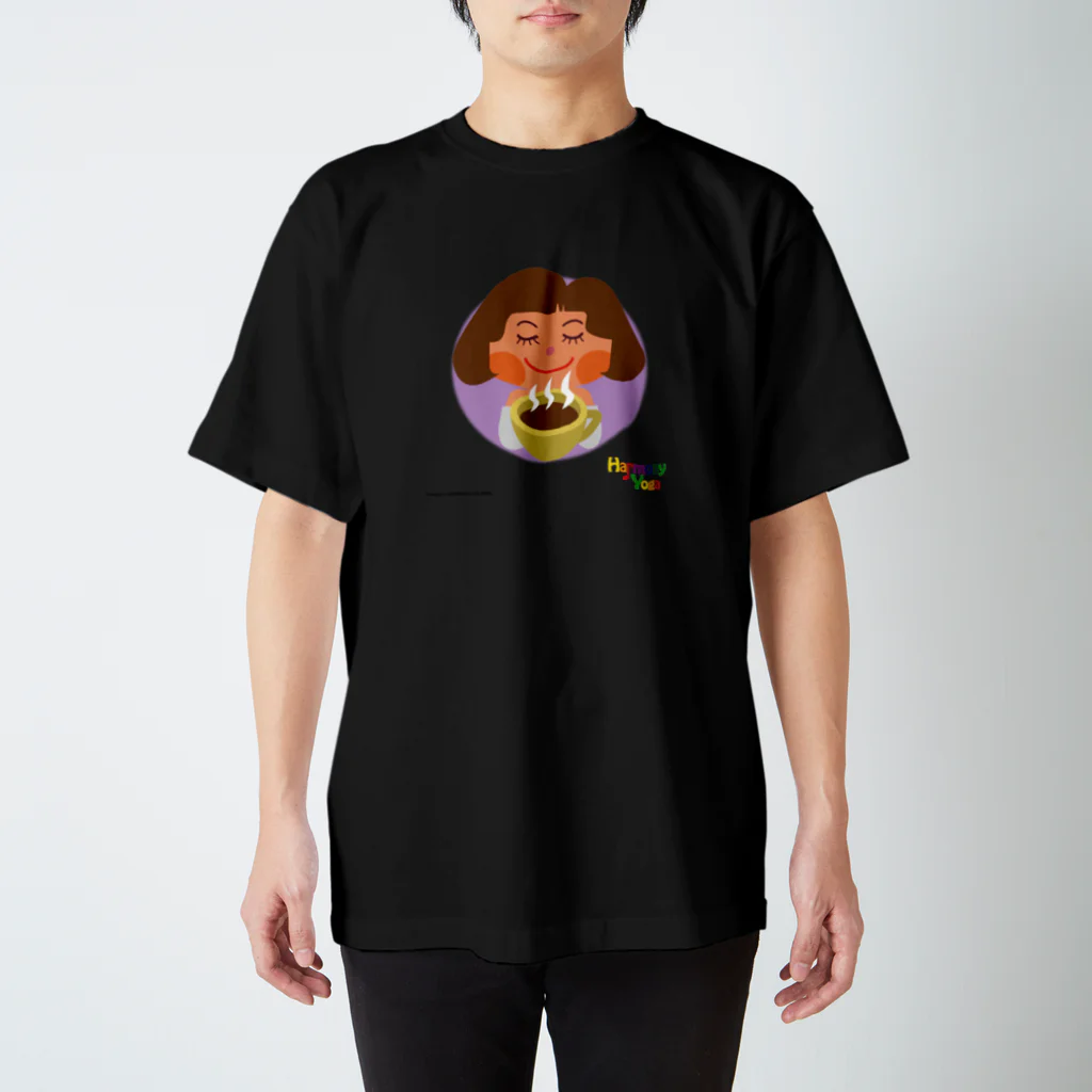 ハーモニーヨガのハーモニーヨガ　「カフェタイム」 スタンダードTシャツ