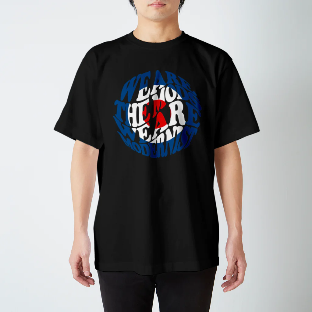 まくすのグッズのWE ARE THE MODS.  WE ARE MODERNIST. スタンダードTシャツ