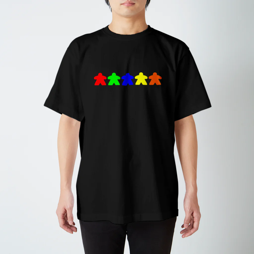 きこりのぱんやのえかきのおみせのシンプルなミープル Regular Fit T-Shirt