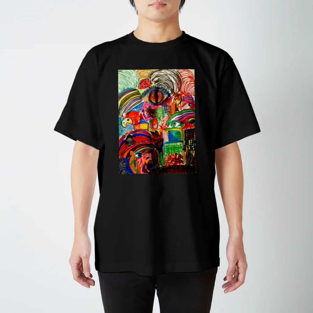 タパイ屋の赤カオス Regular Fit T-Shirt