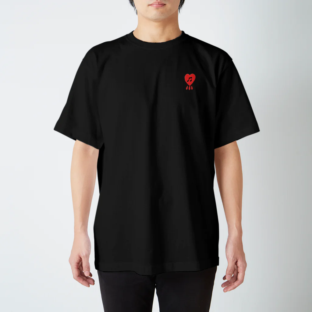 -ishのNEON BLACK  Regular Fit T-Shirt