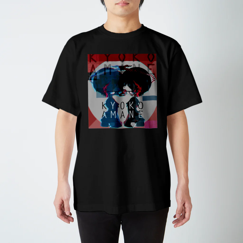 天舞音 叫子 ver2.0 @デスボイスVtuberの【10着限定】天舞音 叫子オリジナルTシャツver.β スタンダードTシャツ