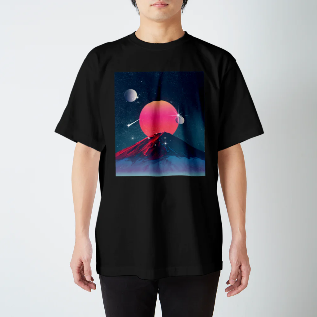 しろくま なだれちゃんの富士山コスモ Regular Fit T-Shirt