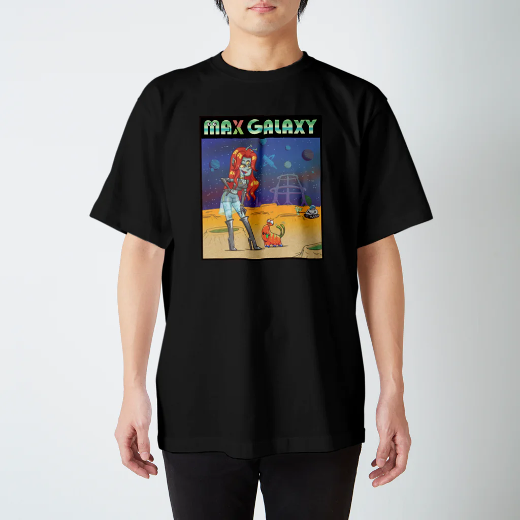 nidan-illustrationのMAX GALAXY スタンダードTシャツ