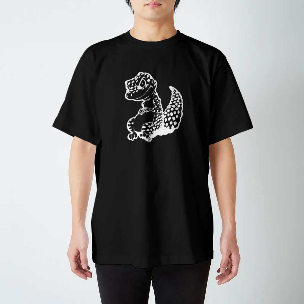 nnn GeckosのレオパードゲッコーくんTシャツ(nnnゲッコーズ) 티셔츠