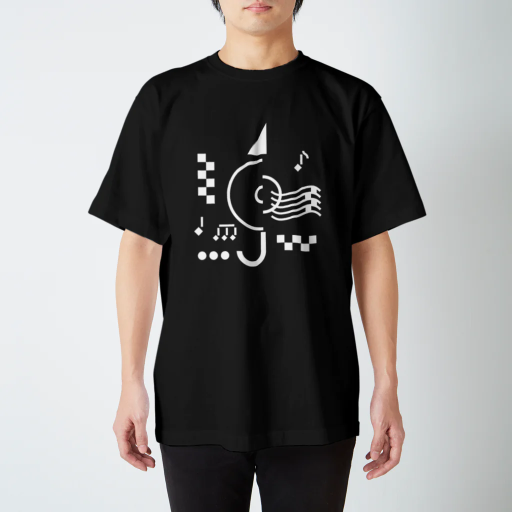 onigiri-dayoのおんがく白 スタンダードTシャツ