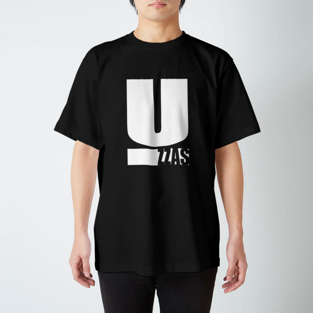 会津・赤ベコ＆ヒーロー販売所のウッツァス白文字 Regular Fit T-Shirt