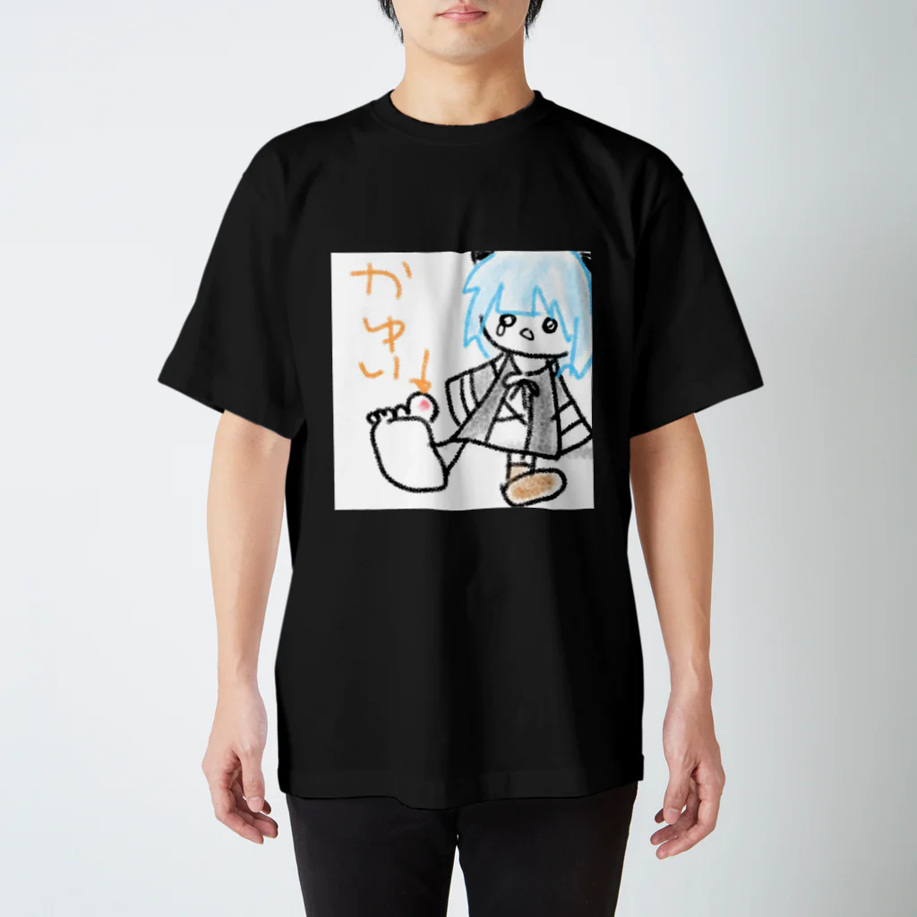 アニマ💫世界征服VTuberのおやゆびかゆいT(black) Regular Fit T-Shirt
