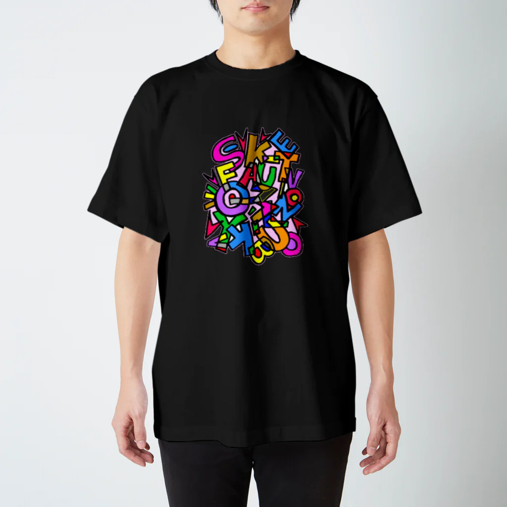 優しい月のColorful Regular Fit T-Shirt