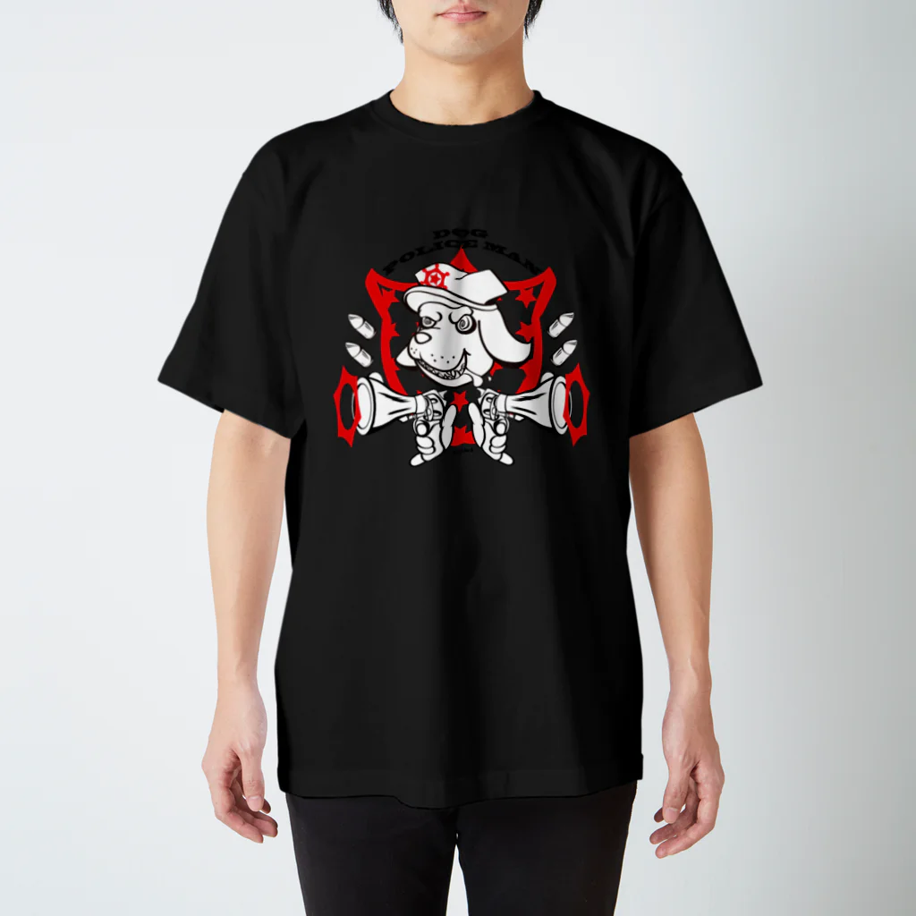 nibiのDog policeman スタンダードTシャツ