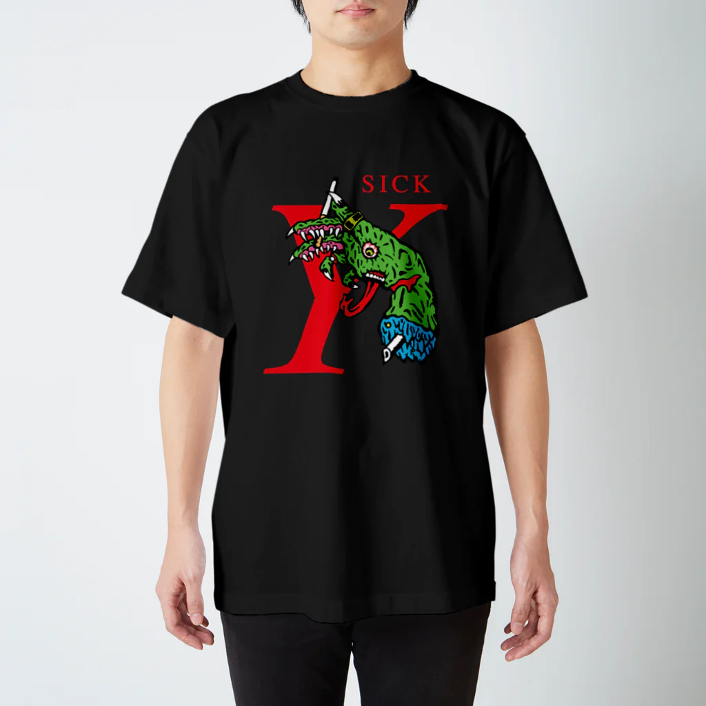 マリオ・ズマヨ🦍の喫煙者ハンド(B) スタンダードTシャツ