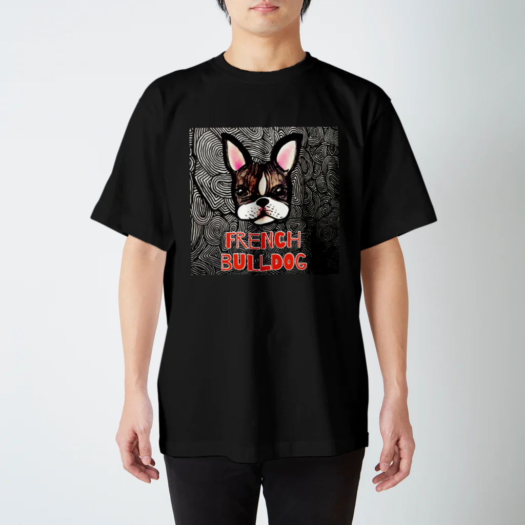 inochanのFrench bulldog スタンダードTシャツ