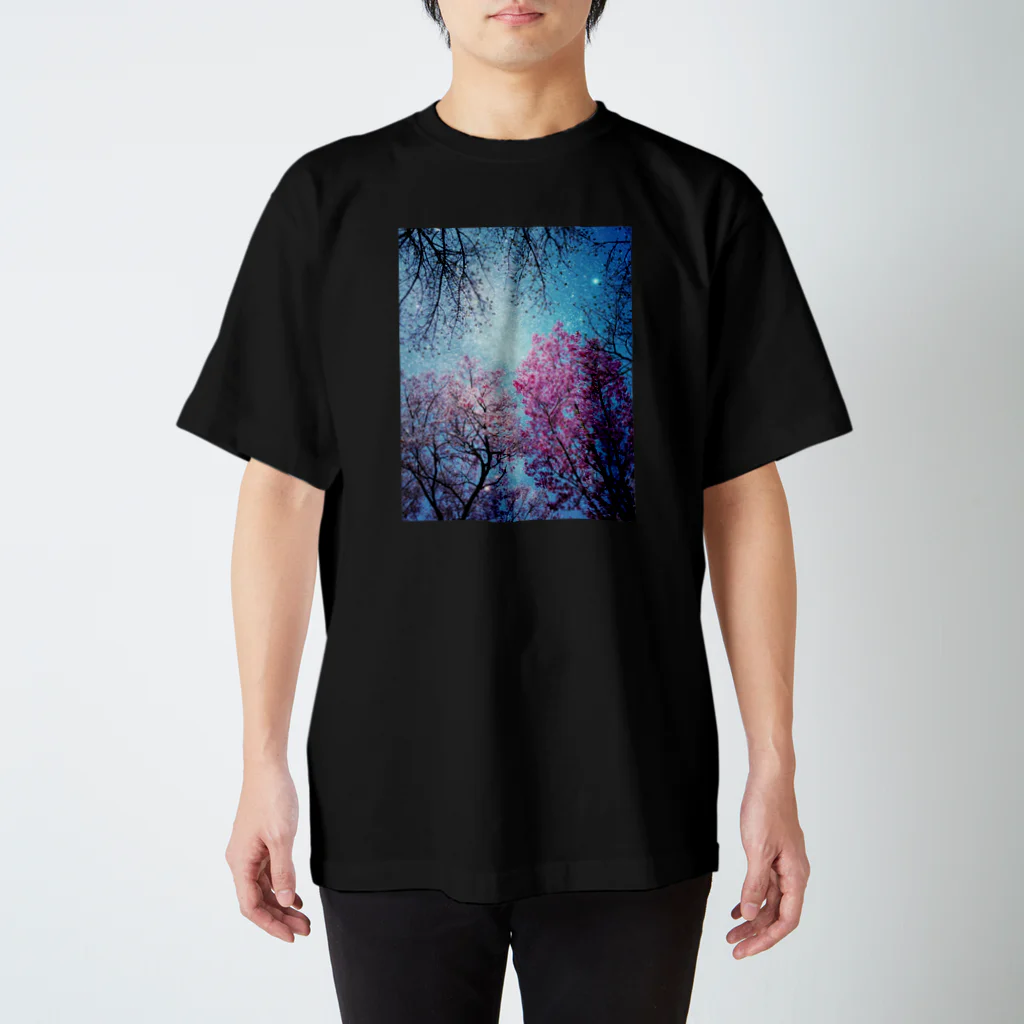 えあまてぃの桜×宇宙 Regular Fit T-Shirt