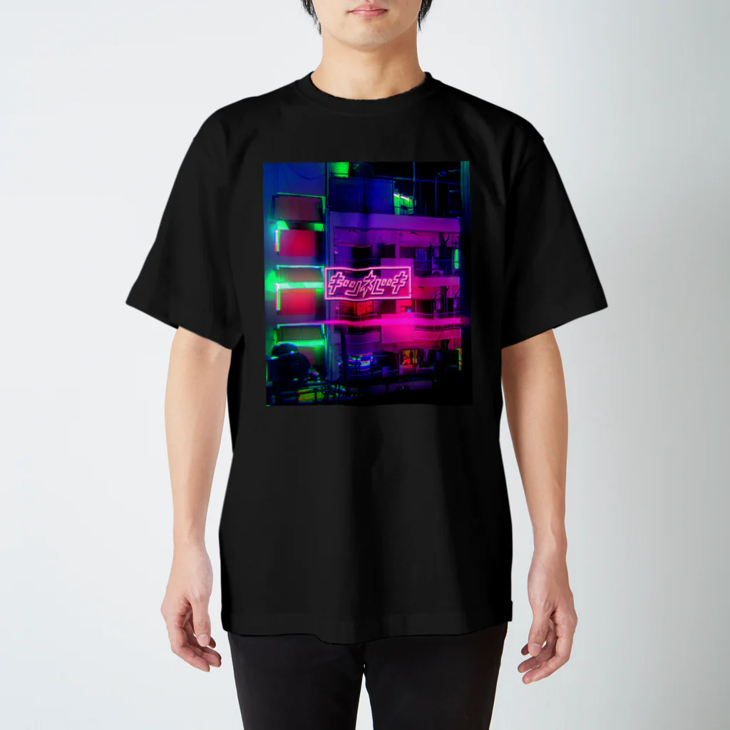 🦊キツネツキ🦊のneoncolor スタンダードTシャツ