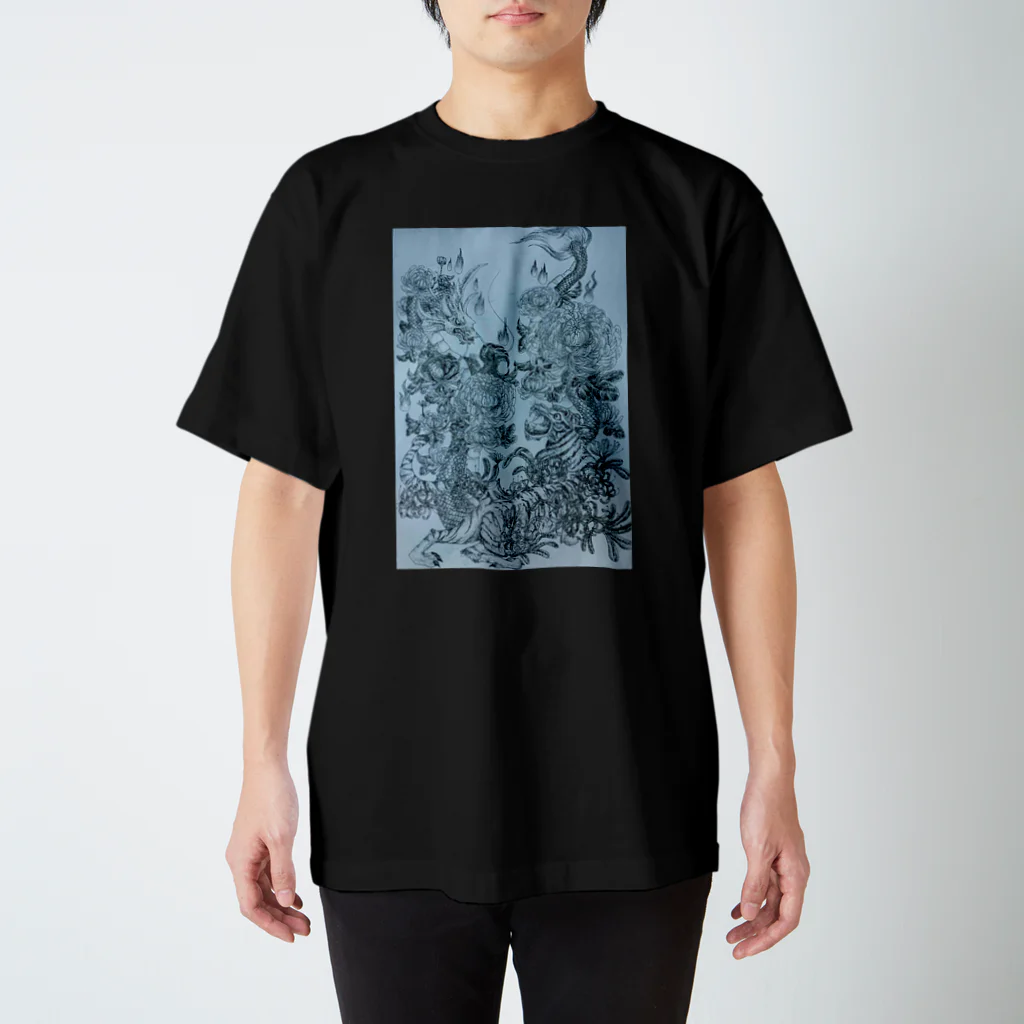 なる@ボールペン画の竜虎 Regular Fit T-Shirt